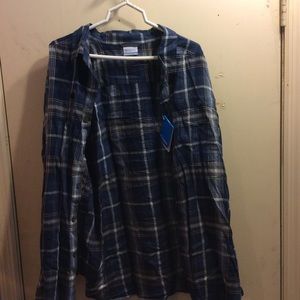 Men’s XL Columbia Long Sleeve Plaid Flannel